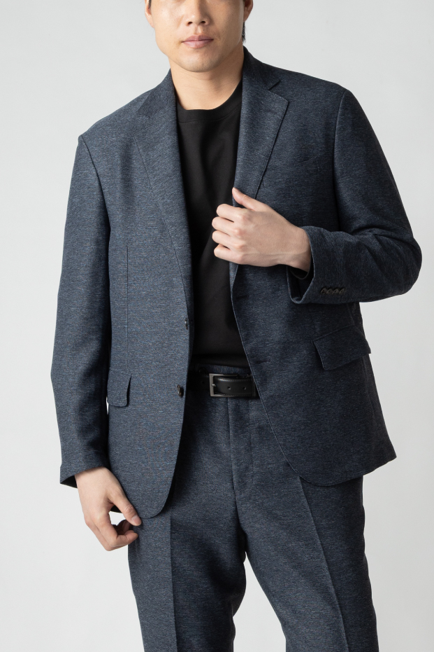 絡み織 ストレッチ ジャケット tzjk-33b