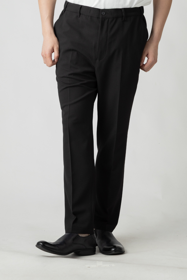 COOLLIST清涼 ヘリンボーン ストレッチ パンツ azs26181-sp